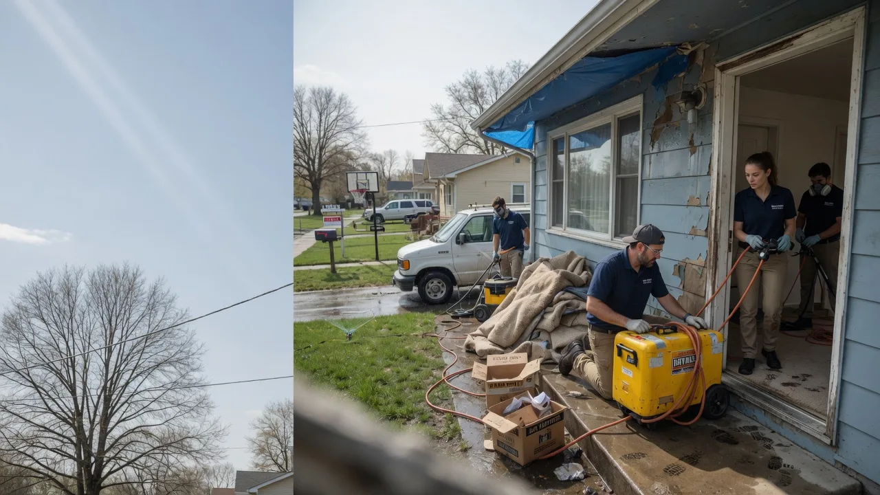 Basement Flood Cleanup in Mason City, IA near me